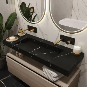Раковина Armadi Art Flat 859-120-NM 120 см nero marquina