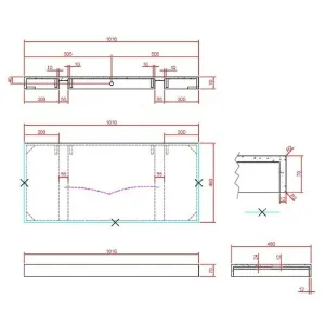 Столешница Armadi Art Flat 869-100-CLCT 100 см calacatta