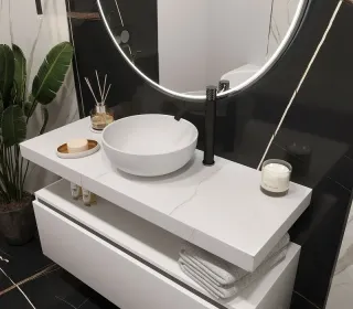 Столешница Armadi Art Flat 869-120-CLCT 120 см calacatta Столешница Armadi Art Flat 869-120-CLCT 120 см calacatta