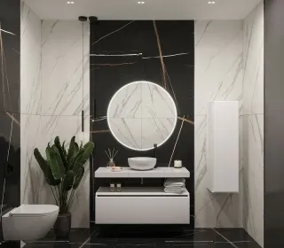 Столешница Armadi Art Flat 869-120-CLCT 120 см calacatta Столешница Armadi Art Flat 869-120-CLCT 120 см calacatta