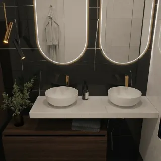 Столешница Armadi Art Flat 869-140-CLCT 140 см calacatta Столешница Armadi Art Flat 869-140-CLCT 140 см calacatta