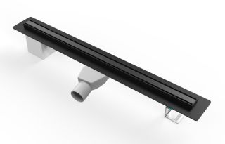 Душевой лоток Paini Slim Line CH800SLC 80см чёрный матовый Душевой лоток Paini Slim Line CH800SLC 80см чёрный матовый