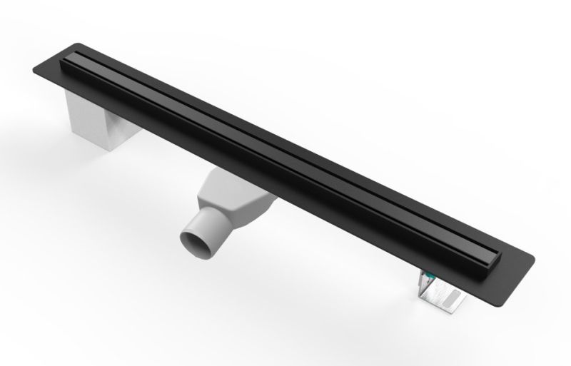 Душевой лоток Paini Slim Line CH800SLC 80см чёрный матовый