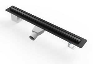 Душевой лоток Paini Slim Line CH700SLC 70см чёрный матовый