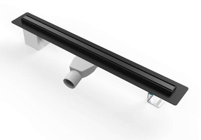 Душевой лоток Paini Slim Line CH700SLC 70см чёрный матовый