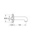 Излив для ванны Grohe BauClassic 13258000 хром
