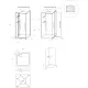 Душевая кабина BelBagno Формат UNO-CAB-A-1-90-C-NERO-Bi-TOP-R 90x90 см профиль чёрный матовый стекло прозрачное