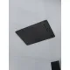 Душевая кабина BelBagno Формат UNO-CAB-A-1-90-C-NERO-Bi-TOP-R 90x90 см профиль чёрный матовый стекло прозрачное