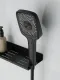 Душевая кабина BelBagno Формат UNO-CAB-A-1-90-C-NERO-Bi-TOP-R 90x90 см профиль чёрный матовый стекло прозрачное