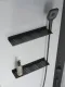 Душевая кабина BelBagno Формат UNO-CAB-A-1-90-C-NERO-Bi-TOP-R 90x90 см профиль чёрный матовый стекло прозрачное