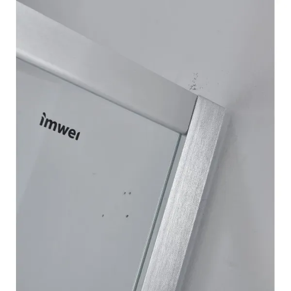 Душевой уголок Timo Imwei YL-9001C 90x90 см с поддоном профиль серебристый стекло прозрачное