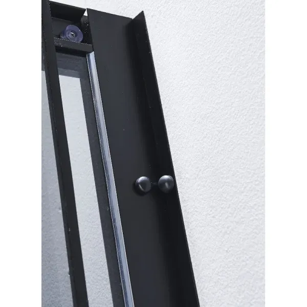 Душевой уголок Timo Imwei YL-9002B 90x90 см с поддоном профиль чёрный стекло прозрачное