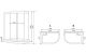 Душевая кабина Timo Standart T-5502R Г/М 120x85см