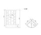 Душевая кабина Timo Standart T-6600SF Silver Fabric 100x100см Душевая кабина Timo Standart T-6600SF Silver Fabric 100x100см