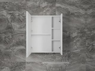 Зеркальный шкаф Style Line ЛС-00002318 Стокгольм 60 белый софт Зеркальный шкаф Style Line ЛС-00002318 Стокгольм 60 белый софт