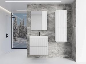 Зеркальный шкаф Style Line ЛС-00002318 Стокгольм 60 белый софт