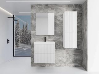 Зеркальный шкаф Style Line ЛС-00002318 Стокгольм 60 белый софт Зеркальный шкаф Style Line ЛС-00002318 Стокгольм 60 белый софт