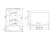 Душевая кабина Timo Standart T-6670SF Silver Fabric 170x88см