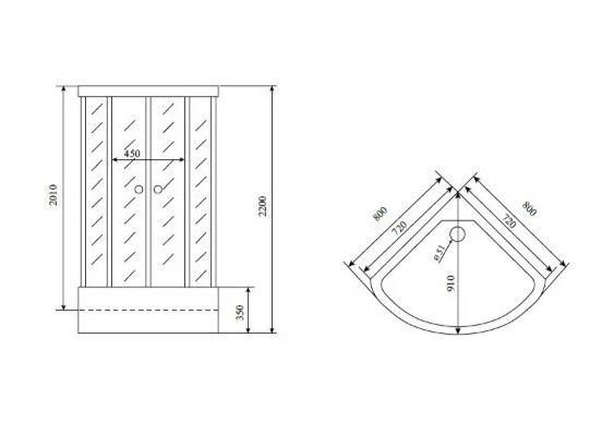 Душевая кабина Timo Standart T-6680SF Silver Fabric 80x80см Душевая кабина Timo Standart T-6680SF Silver Fabric 80x80см