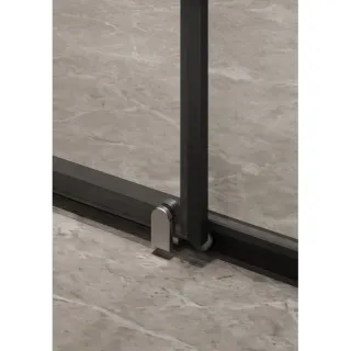 Душевая дверь в нишу Timo  T01 120 см чёрный Душевая дверь в нишу Timo  T01 120 см чёрный