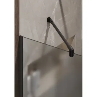 Душевая перегородка Timo T11 120 см чёрный Душевая перегородка Timo T11 120 см чёрный