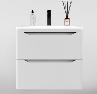 Тумба под раковину Style Line Марелла 60 Люкс Plus СС-00002404 белый матовый Тумба под раковину Style Line Марелла 60 Люкс Plus СС-00002404 белый матовый