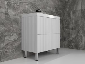 Тумба под раковину Style Line Стокгольм 80 ЛС-00002335 белый софт