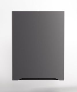 Подвесной шкаф Style Line Марелла мини 60 Люкс Plus СС-00002423 серый матовый Подвесной шкаф Style Line Марелла мини 60 Люкс Plus СС-00002423 серый матовый