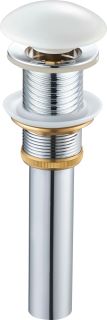 Донный клапан SantiLine SL-102 без перелива белый Донный клапан SantiLine SL-102 без перелива белый