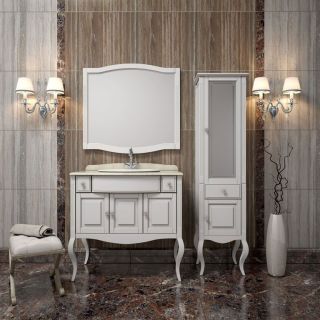 Шкаф-колонна Opadiris Лаура 44 R Z0000012757 Белый матовый ручки Swarovski Хром Шкаф-колонна Opadiris Лаура 44 R Z0000012757 Белый матовый ручки Swarovski Хром