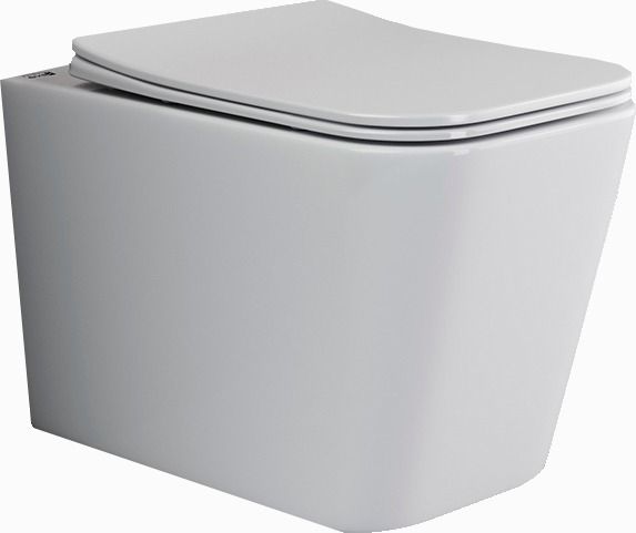 Подвесной унитаз Ceramica Nova Cubic CN1806 безободковый белый Подвесной унитаз Ceramica Nova Cubic CN1806 безободковый белый
