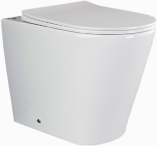 Приставной унитаз Ceramica Nova Highlight CN1812 безободковый белый Приставной унитаз Ceramica Nova Highlight CN1812 безободковый белый