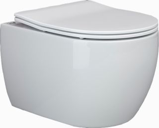 Подвесной унитаз Ceramica Nova Play CN3001 безободковый белый Подвесной унитаз Ceramica Nova Play CN3001 безободковый белый