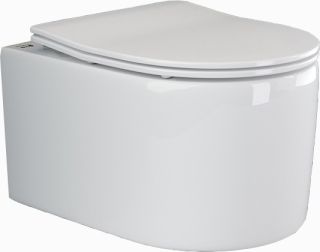 Подвесной унитаз Ceramica Nova Moments CN3003 безободковый белый Подвесной унитаз Ceramica Nova Moments CN3003 безободковый белый