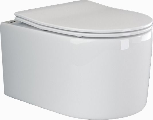 Подвесной унитаз Ceramica Nova Moments CN3003 безободковый белый Подвесной унитаз Ceramica Nova Moments CN3003 безободковый белый