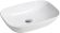 Раковина накладная SantiLine SL-1049 со смещенным к стене сливом 51см белый