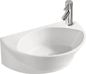 Раковина накладная SantiLine SL-2016 40см белый