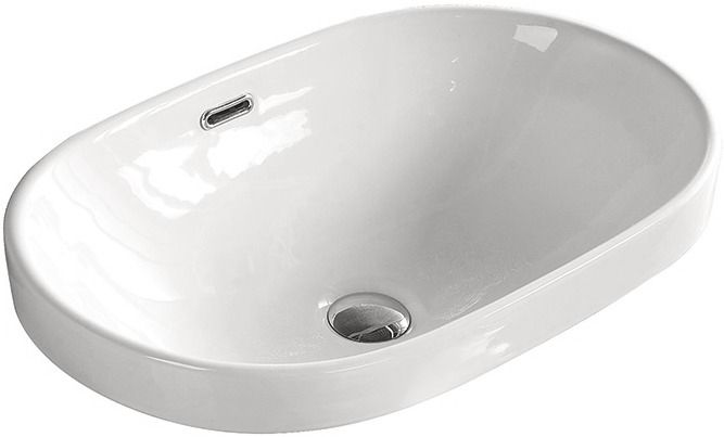 Раковина врезная SantiLine SL-2106 61см белый Раковина врезная SantiLine SL-2106 61см белый