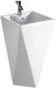 Раковина напольная SantiLine SL-4009 50см белый