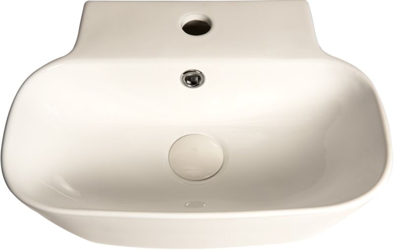Раковина накладная SantiLine SL-2002 44см белый
