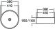 Раковина накладная SantiLine SL-1057 41см белый