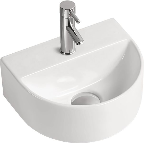 Раковина накладная SantiLine SL-2007 30см белый