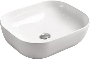 Раковина накладная SantiLine SL-1046 50см белый