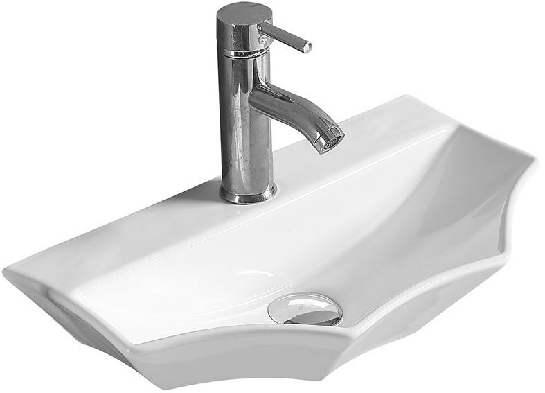 Раковина накладная SantiLine SL-2004 48см белый