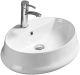 Раковина накладная SantiLine SL-1071 56см белый