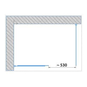 Душевой уголок Paini Dax 84CR12080 120x80см хром