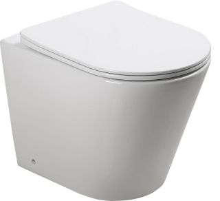 Унитаз приставной SantiLine SL-5020 безободковый белый Унитаз приставной SantiLine SL-5020 безободковый белый