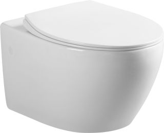 Подвесной унитаз Art&Max Elegant безободковый белый AM9316CHR Подвесной унитаз Art&Max Elegant безободковый белый AM9316CHR
