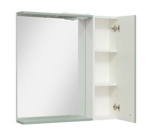 Зеркальный шкаф Runo правый мята Римини 75 (00-00001279)