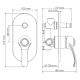 Wasserkraft Isar 1361 Смеситель для ванны и душа Wasserkraft Isar 1361 Смеситель для ванны и душа
